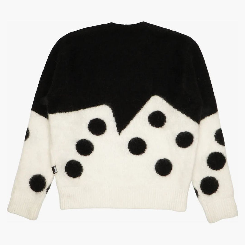 Stussy Dice Fuzzy Crew Black
