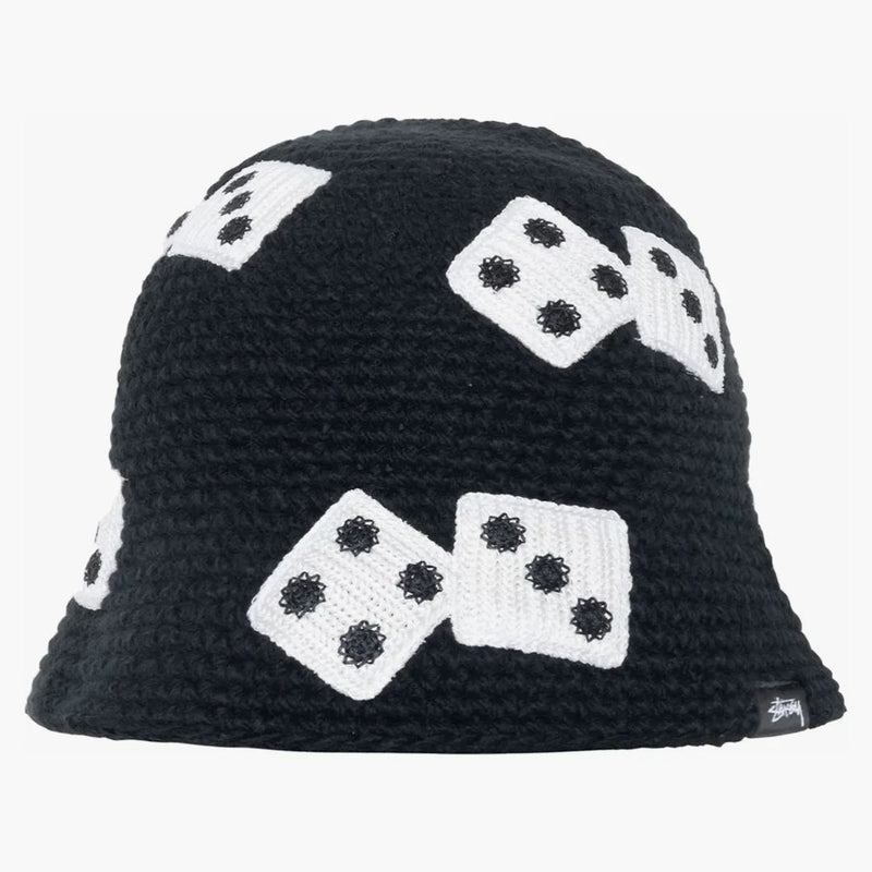 Stussy Dice Pletení kbelík má černou