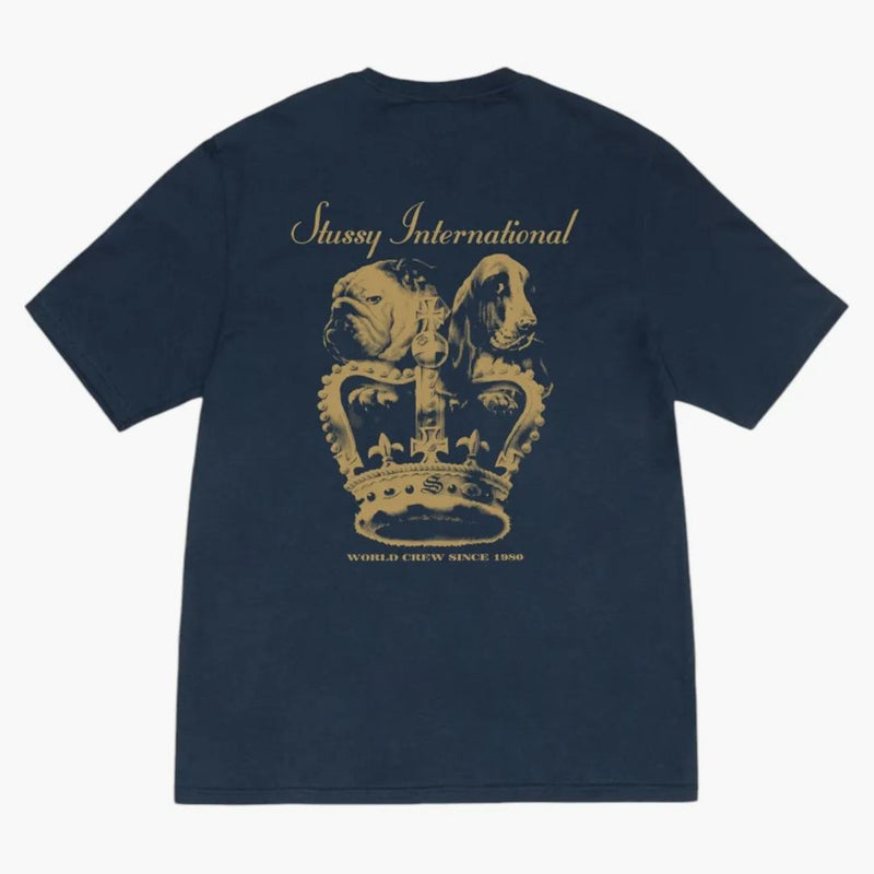Stussy Dog Crown Tee Navy