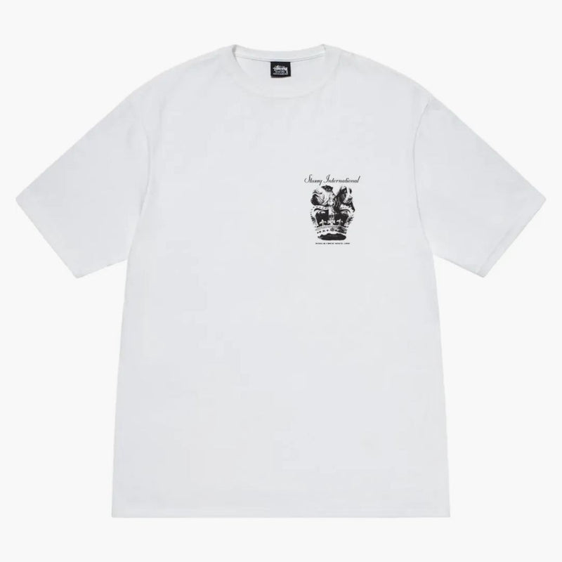Stussy Dog Crown Tee White
