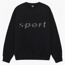 Stussy Dot Sport Crew Black