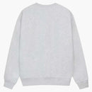 Stussy Dot Sport Crew Sweatshirt Ash Heather