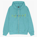 Stussy Dot Sport Zip Hoodie Ocean