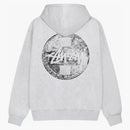 Stussy Dot Stamp Hoodie Ash Heather