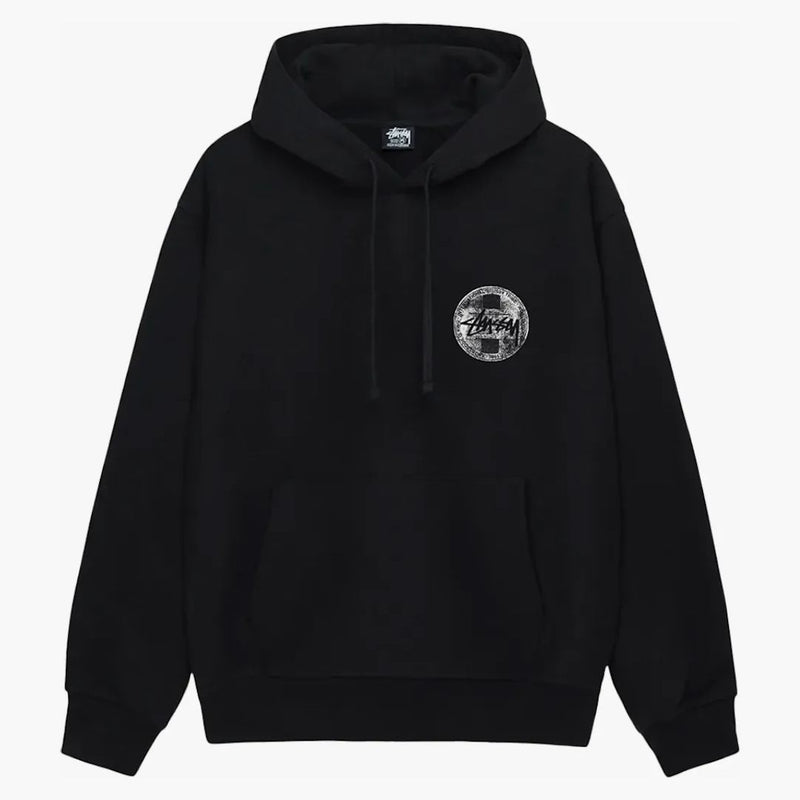 Stussy Dot Stamp hoodie svart