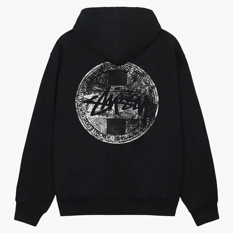 Stussy Dot Stamp hoodie svart