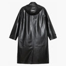 Stussy Double Breasted Trench Coat Black