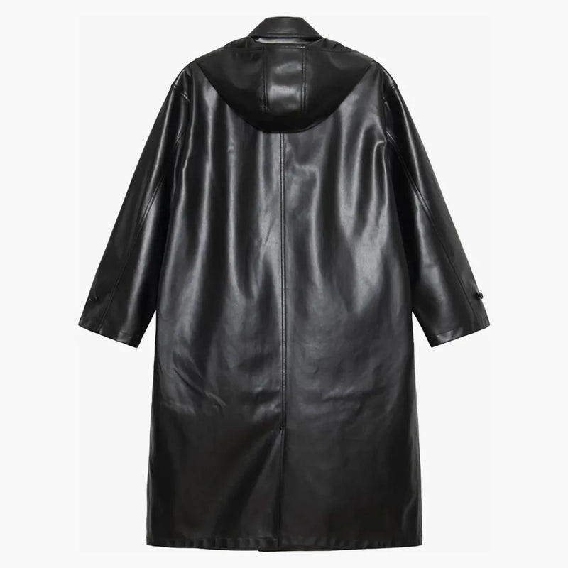 Stussy dubbelbröst trenchrock svart