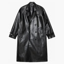Stussy Double Breasted Trench Coat Black