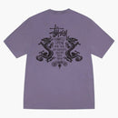 Stussy Double Dragon Pigment Dyed Tee Grape