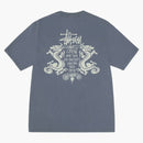 Stussy Double Dragon Pigment Dyed Tee Navy