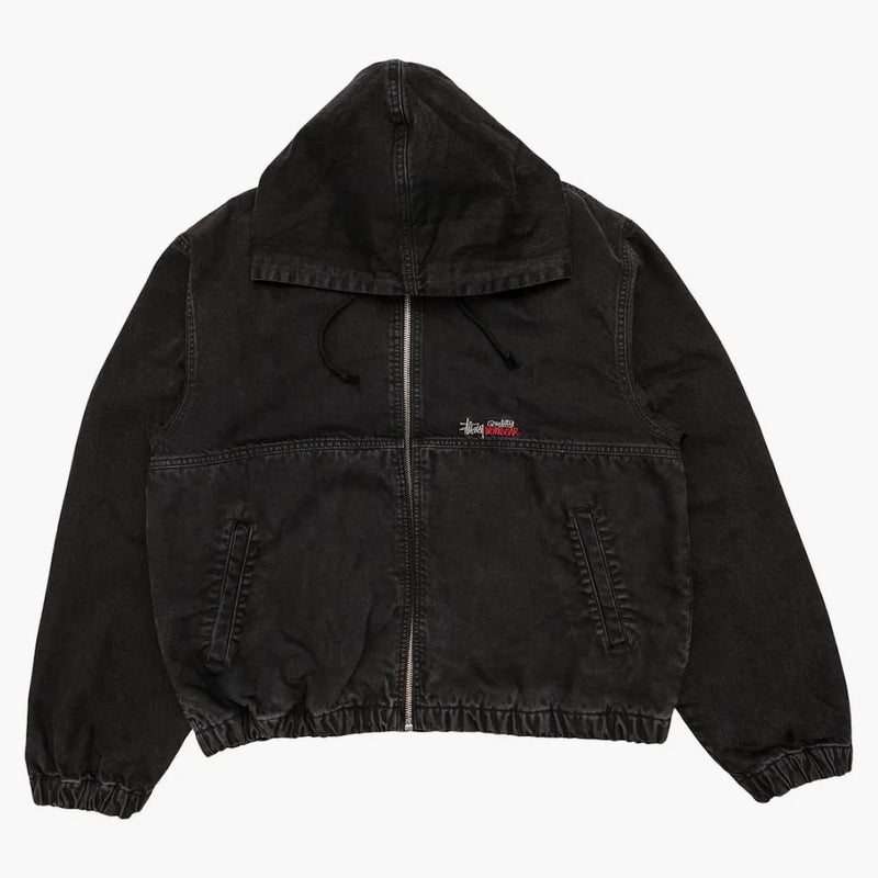 Stussy Double Dye Work Jacket svart