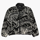 Stussy Dragon Sherpa Jacket Black