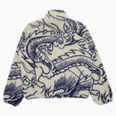 Stussy Dragon Sherpa Jacket Natural