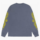 Stussy Dragons Pigment Dyed L/s Tee Coral