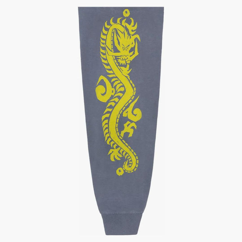 Stussy Dragons pigment färgade l/s te indigo