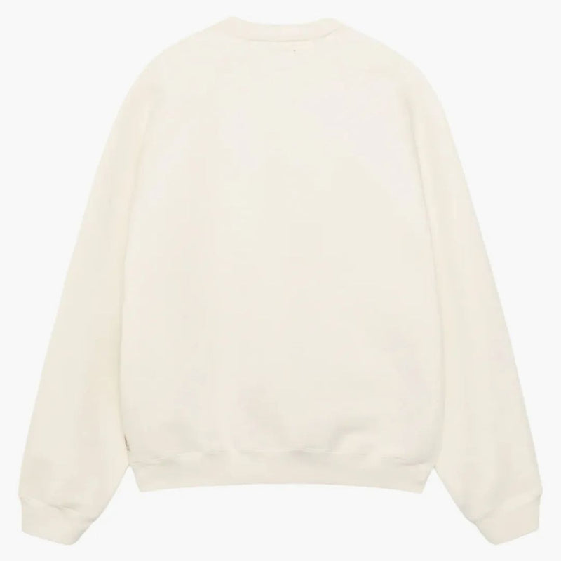 Stussy Fleece Raglan Crew Natural
