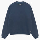 Stussy Fleece Raglan Crew Navy