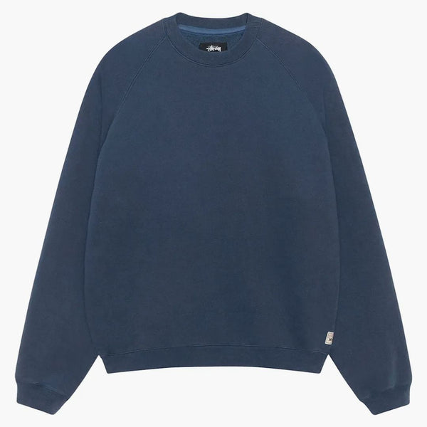 Stussy Fleece Raglan Crew Navy