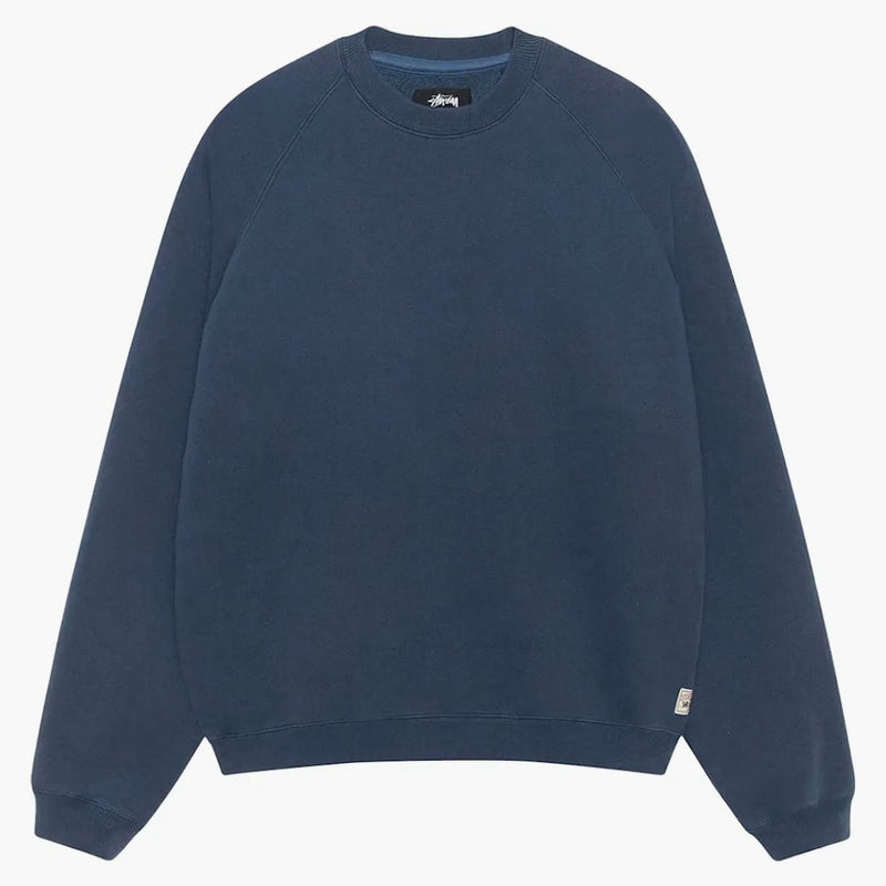 Stussy Fleece Raglan Crew Navy