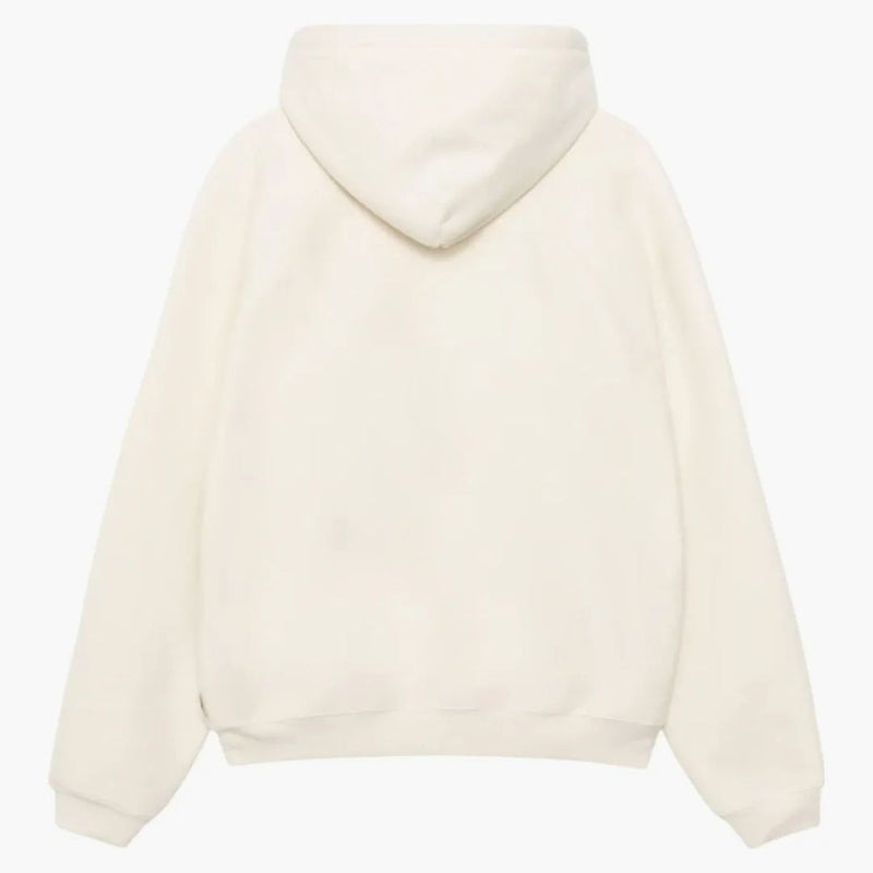 Stussy fleece raglan hoodie naturlig