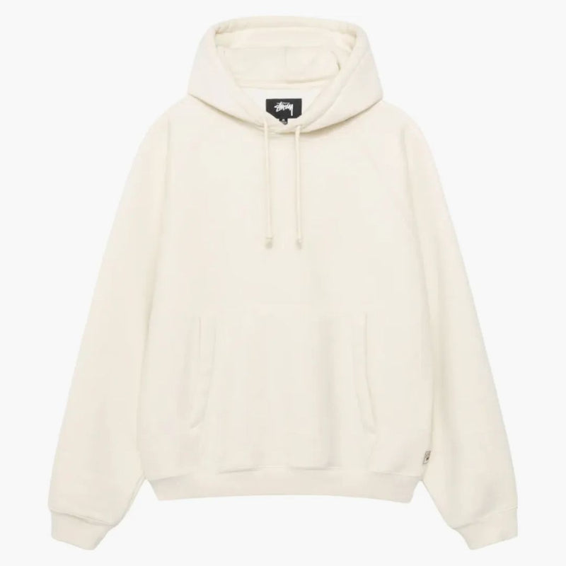 Stussy fleece raglan hoodie naturlig