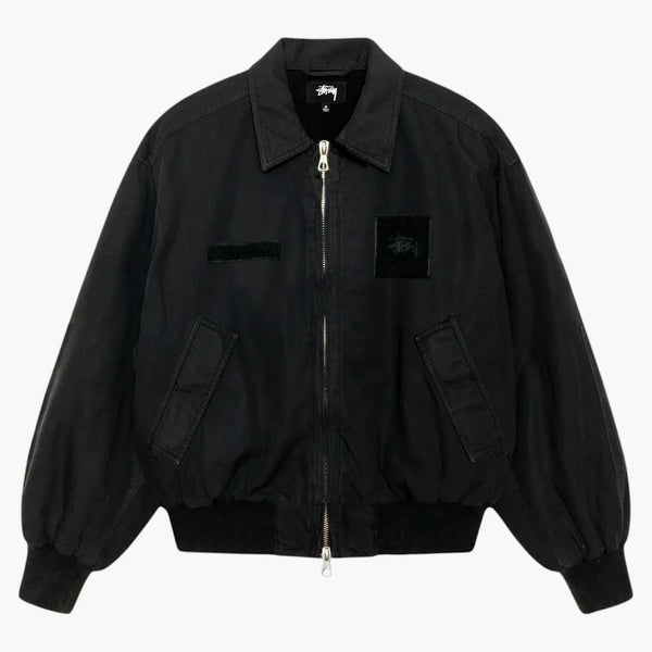 Stussy Flight Bomber Jacket svart
