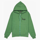 Stussy Flipped Zip Hoodie Green
