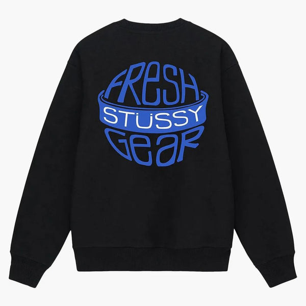 Stussy Fresh Gear Crewneck svart