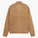 Stussy Full Zip Brushed Merino Sweater Camel