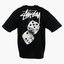 Stussy Fuzzy Dice Tee Black