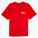 Stussy Fuzzy Dice Tee Red