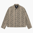 Stussy Gabardine Garage Jacket Snake