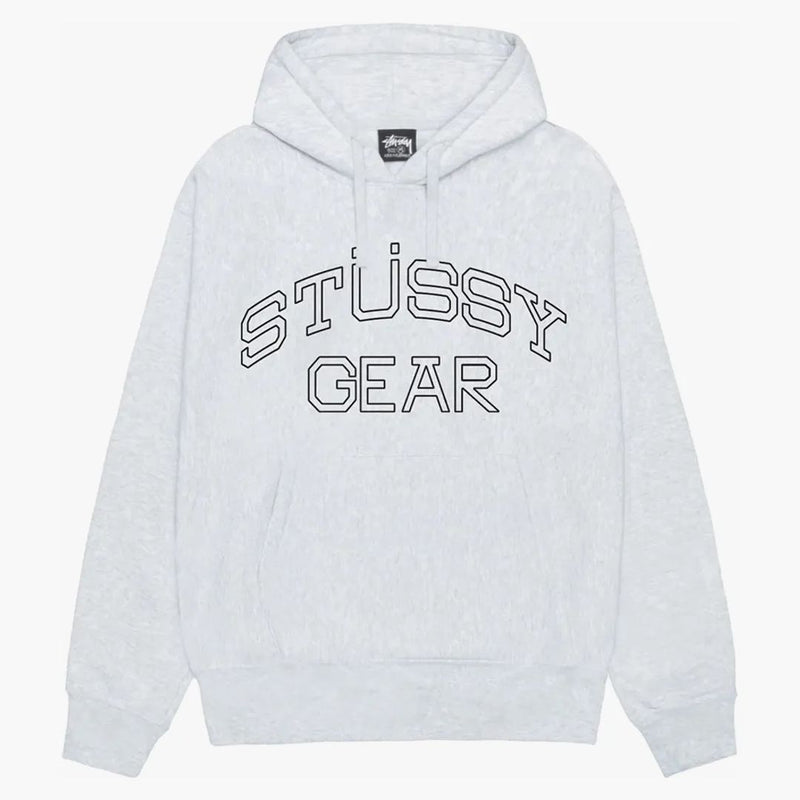 Stussy Gear Hoodie Ash Heather