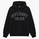 Stussy Gear Hoodie Black