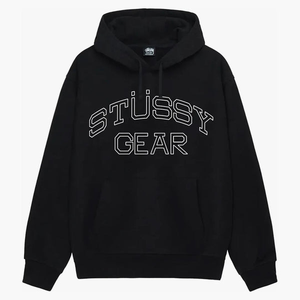 Stussy Gear Hoodie svart