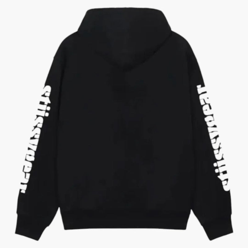 Stussy Gear Zip Hoodie Black