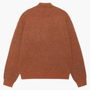 Stussy Half Zip Mock Neck Sweater Clay