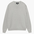 Stussy Handwritten Sweater Heather Gray