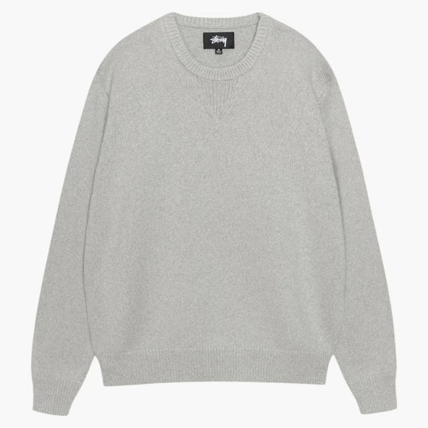 Stussy Handskriven tröja Heather Grey