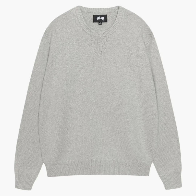 Stussy Handskriven tröja Heather Grey