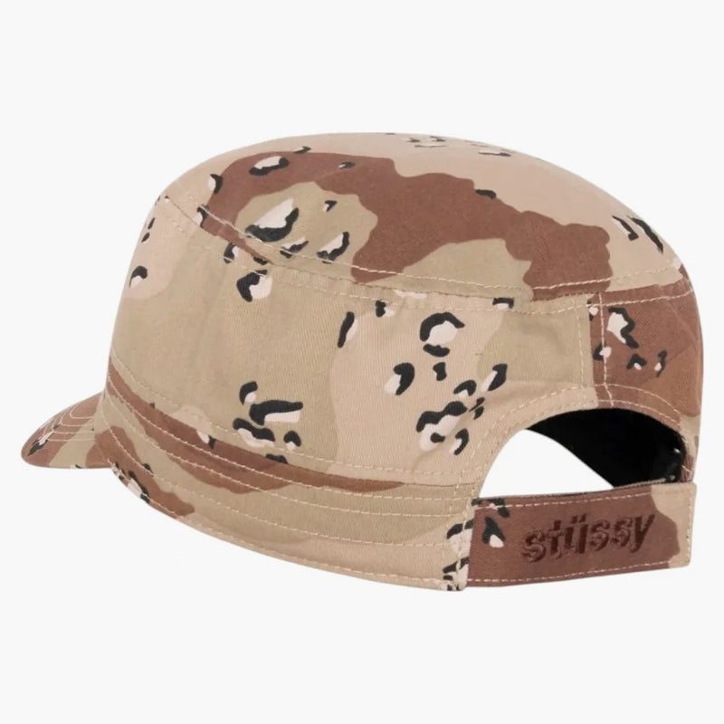 Stussy Helvetica Logo Cadet Cap Camo