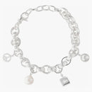 Stussy Icon Charm Bracelet Sterling Silver