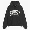Stussy International Relaxed Hoodie Washed Black