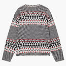 Stussy Jacquard Crew Knitwear Black