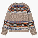 Stussy Jacquard Crew Knitwear Brown