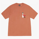 Stussy Kingpin Dyed Tee Rust