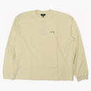 Stussy Lazy Long Sleeve T-shirt Pale Yellow