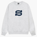 Stussy Letterman Crew Ash Heather