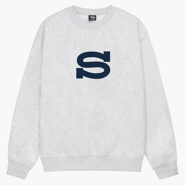 Stussy Letterman Crew Ash Heather